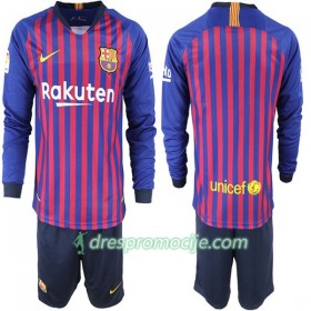 FC Barcelona Dres Dječji Domaći 2018/19 Dugim Rukavima